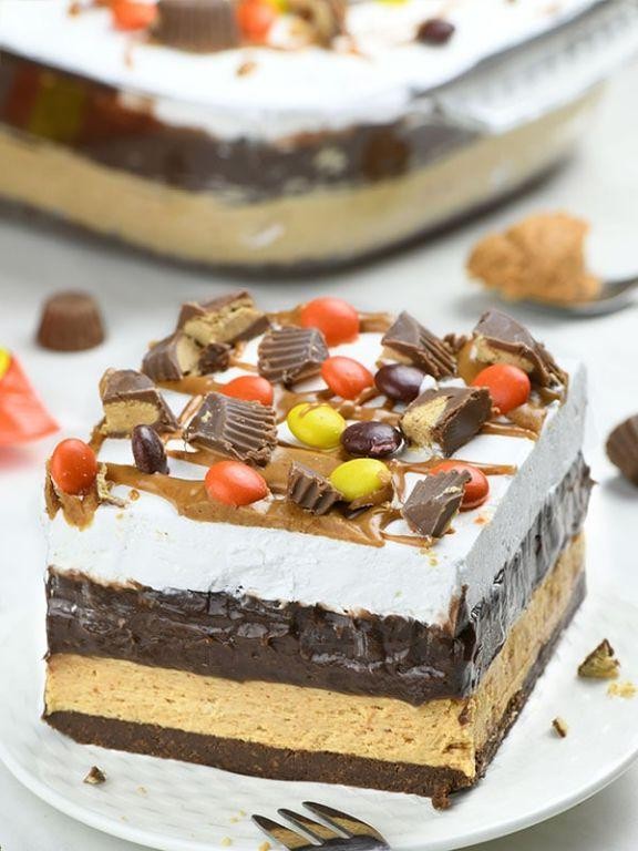 Peanut Butter Cup Dessert Lasagna