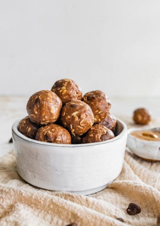 Peanut Butter Cup Protein Balls
