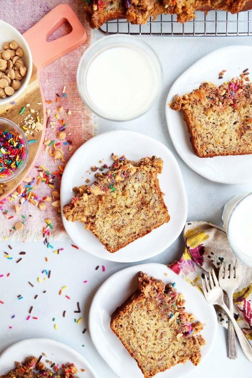 Peanut Butter Swirl Banana Bread