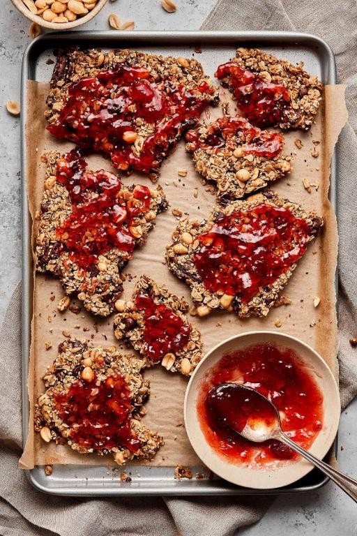 Peanut Butter and Jelly Clusters