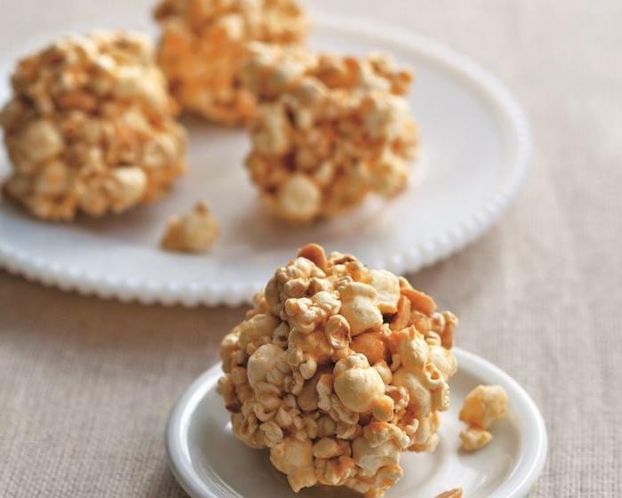 Peanut Cluster Popcorn Balls