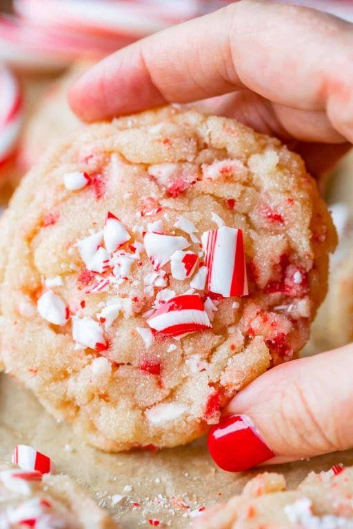 Peppermint Crunch Butter Cookies