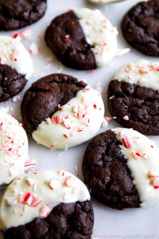 Peppermint Mocha Chocolate Cookies