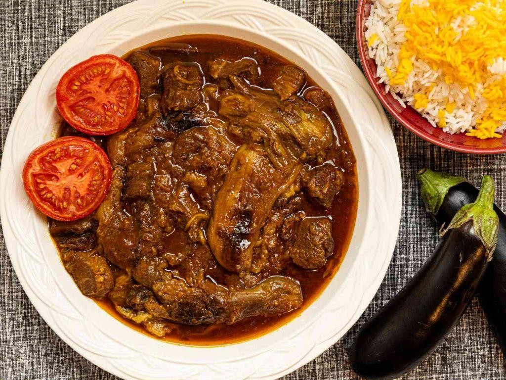 Persian Lamb and Eggplant Stew (Khoresht Bademjan)