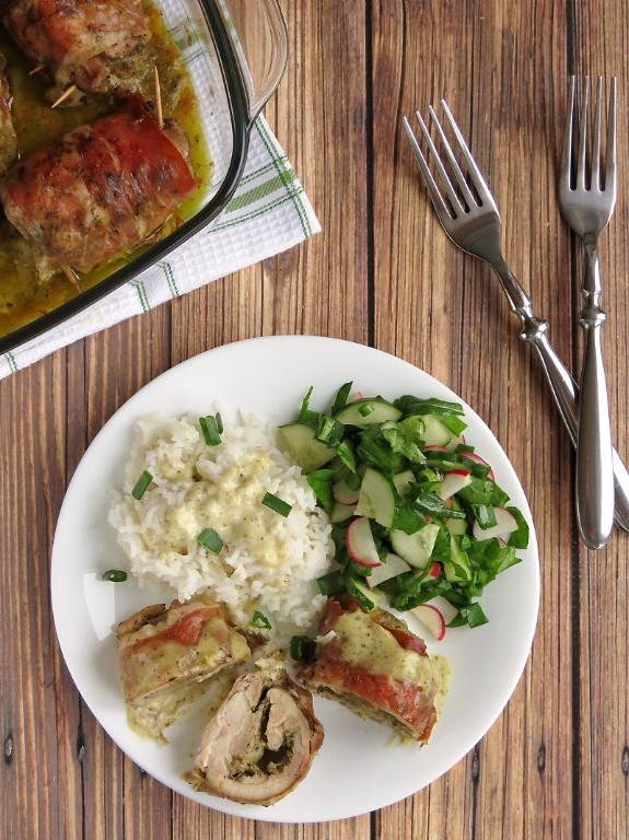 Pesto Stuffed Chicken Thighs