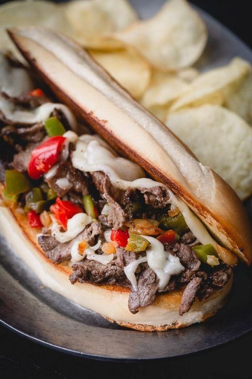 Philly Cheesesteak Sub with Provolone