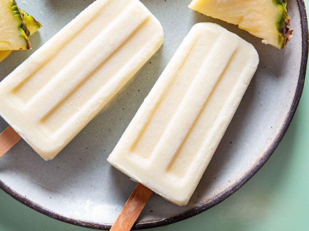 Piña Colada Popsicles