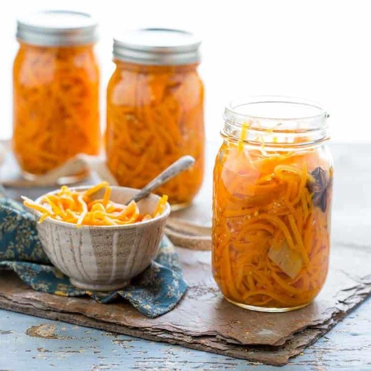 Pickled Carrots with Ginger