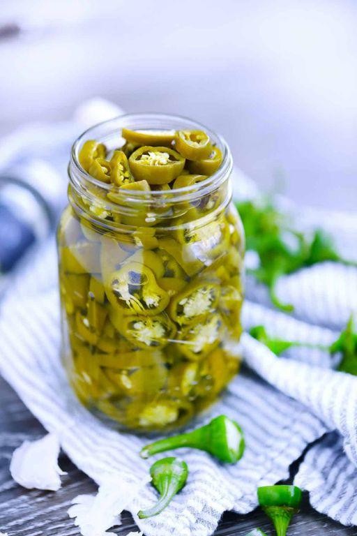 Pickled Peppers with Oregano