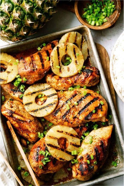 Pineapple Teriyaki BBQ Chicken Thighs