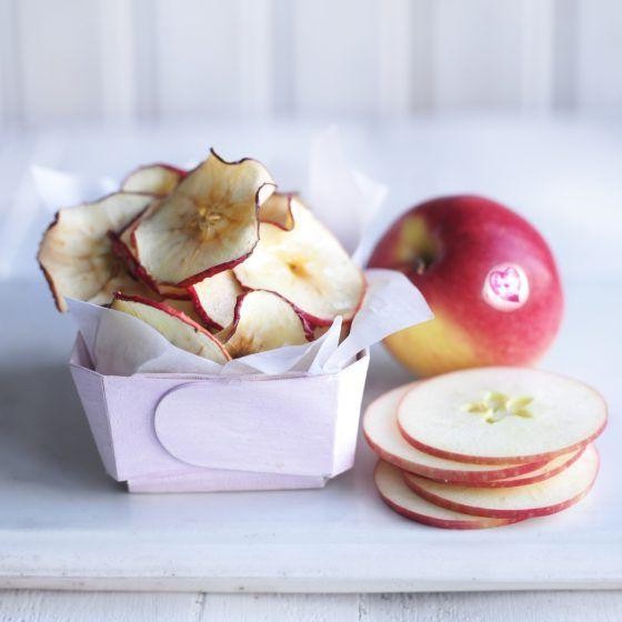 Pink Lady Apple Chips with Sea Salt