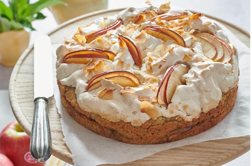 Pink Lady Apple and Almond Cake