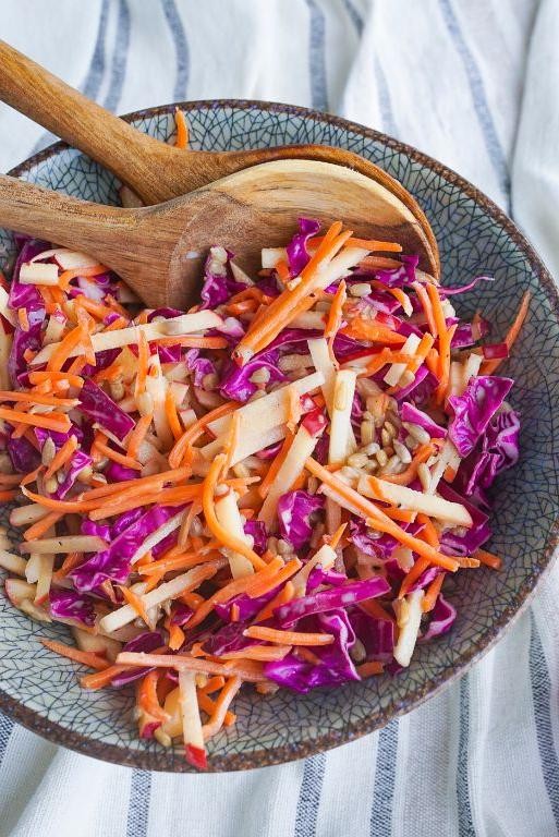 Pink Lady Apple and Carrot Slaw