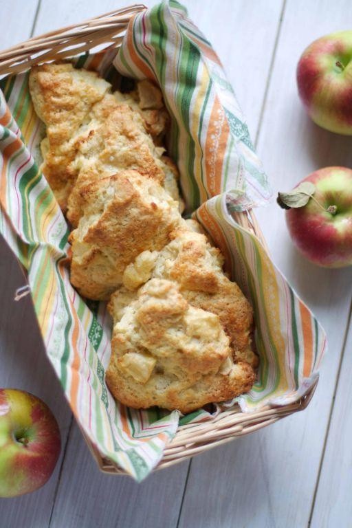 Pink Lady Apple and Cheddar Scones