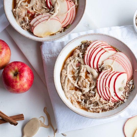 Pink Lady Apple and Cinnamon Oatmeal