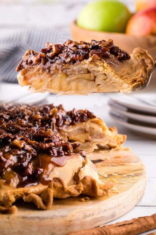 Pink Lady Apple and Pecan Pie