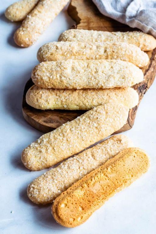 Pistachio Crusted Ladyfinger Cookies