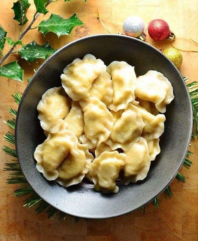 Polish Pierogi with Potato and Cheese Filling