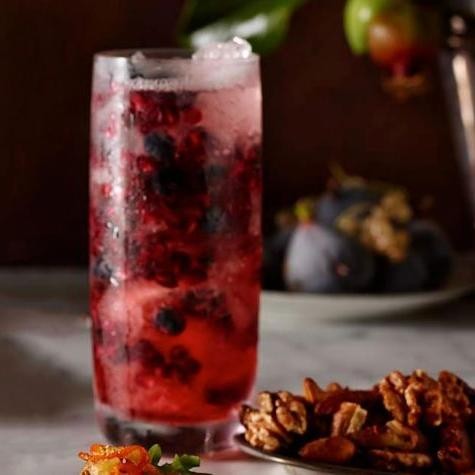 Pomegranate Blueberry Fizz