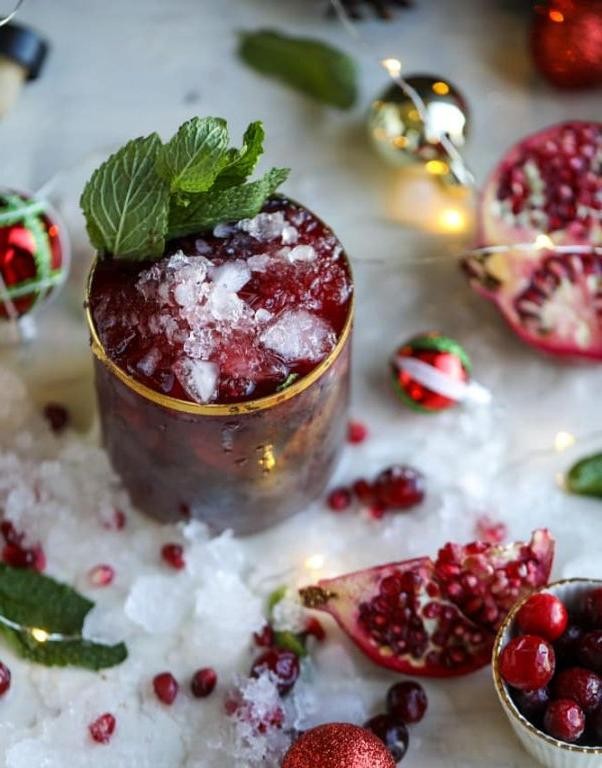 Pomegranate Mint Julep