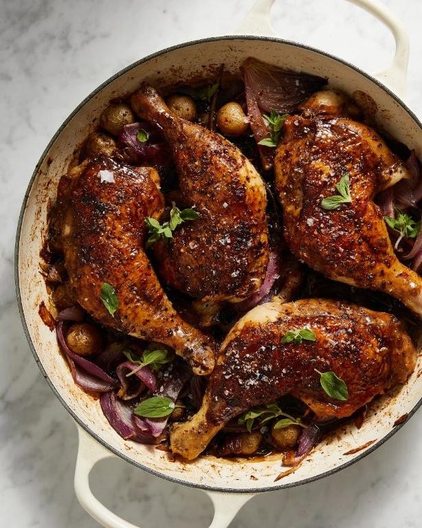 Pomegranate Molasses Glazed Chicken