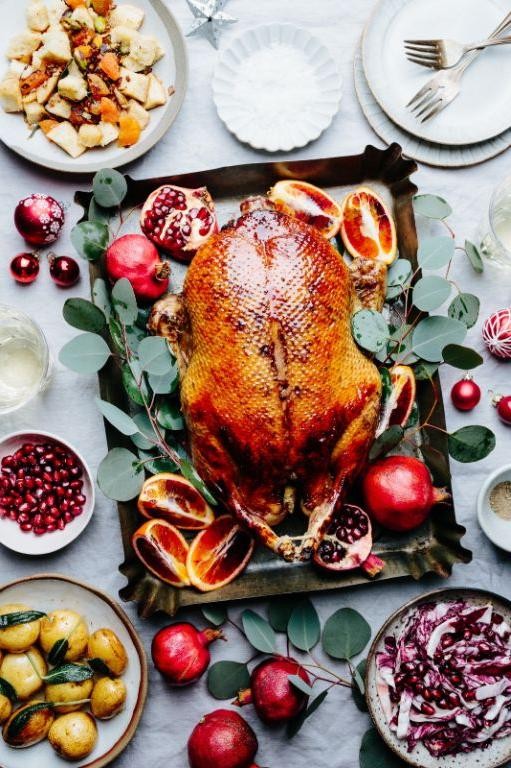 Pomegranate Molasses and Orange Glazed Duck