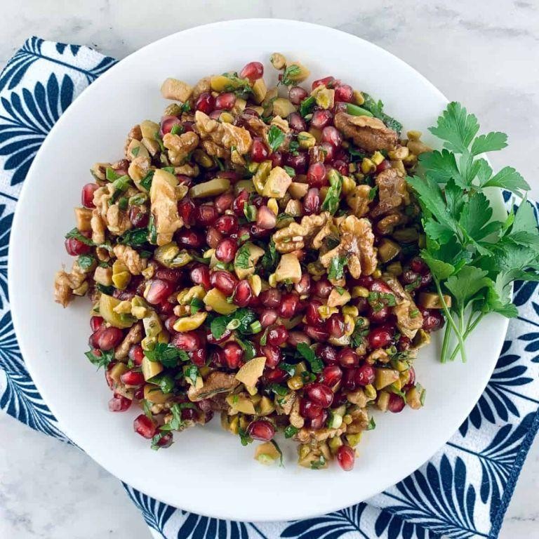 Pomegranate Molasses and Walnut Salad