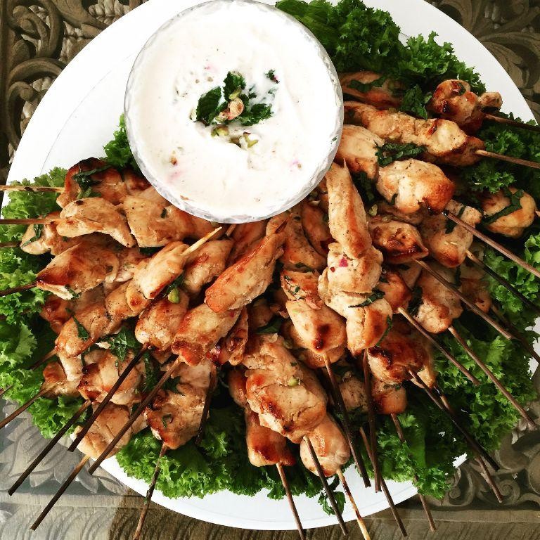 Pomegranate Molasses and Yogurt Marinated Kebabs