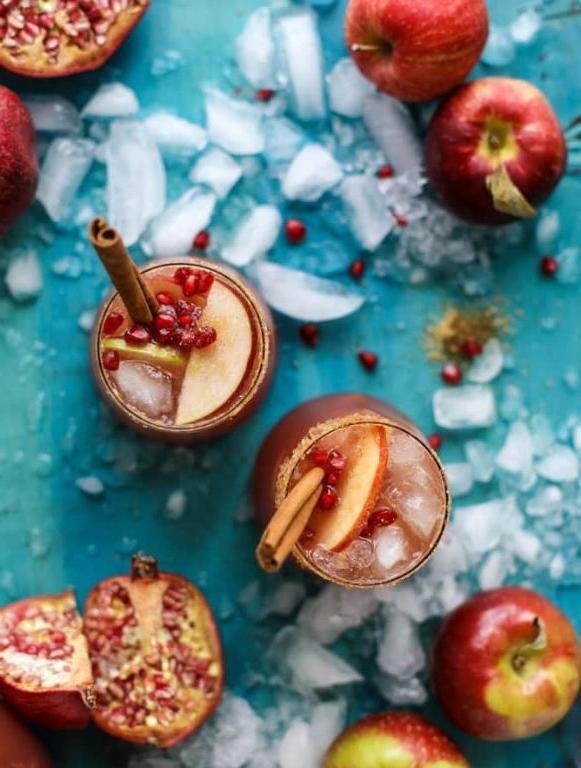 Pomegranate and Apple Cider Punch