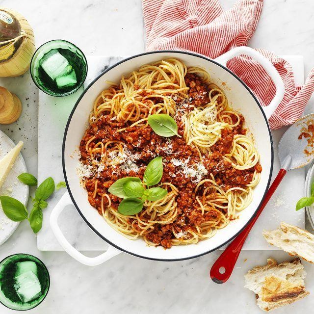 Pork Bolognese with Spaghetti