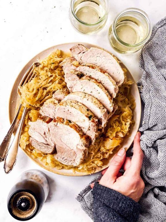Pork Loin with Sauerkraut