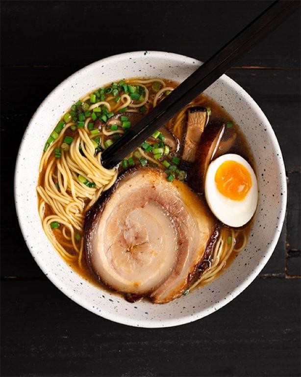 Pork Ramen with Soy Broth