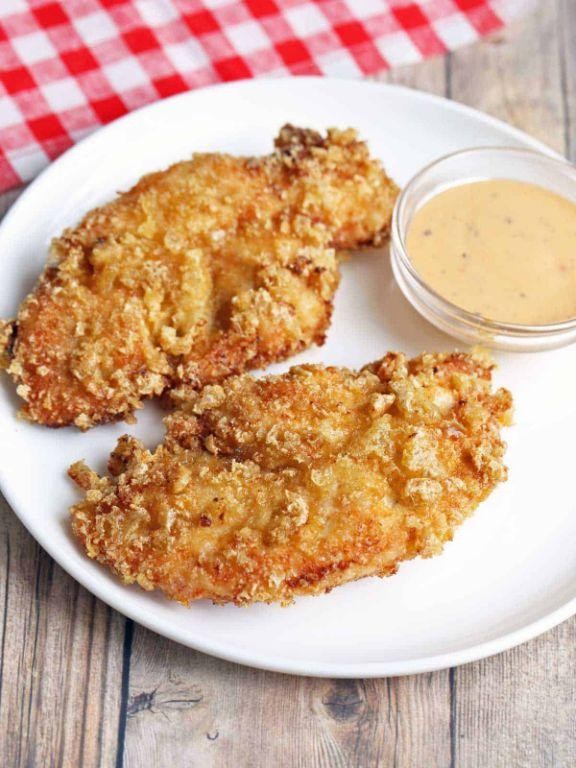 Pork Rind-Crusted Chicken Thighs