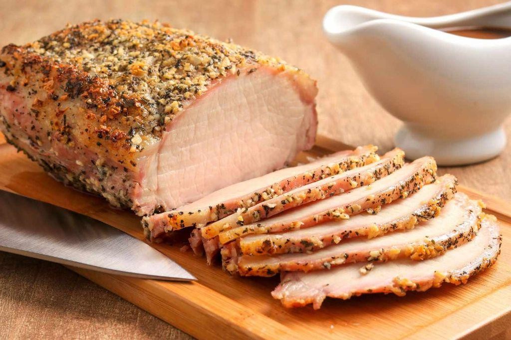 Pork Sirloin Roast with Garlic and Herbs