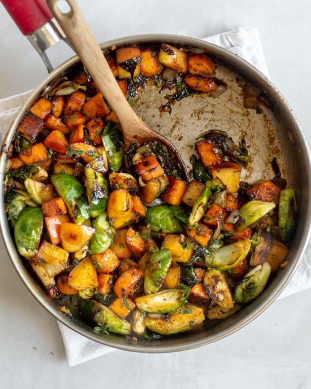 Pork Sirloin and Sweet Potato Hash