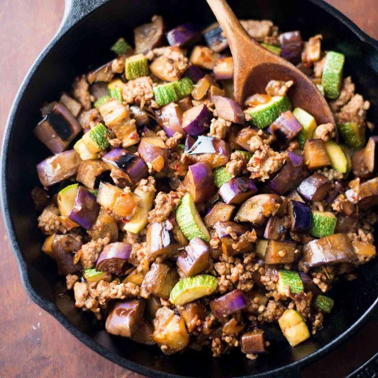 Pork and Eggplant Stir-Fry