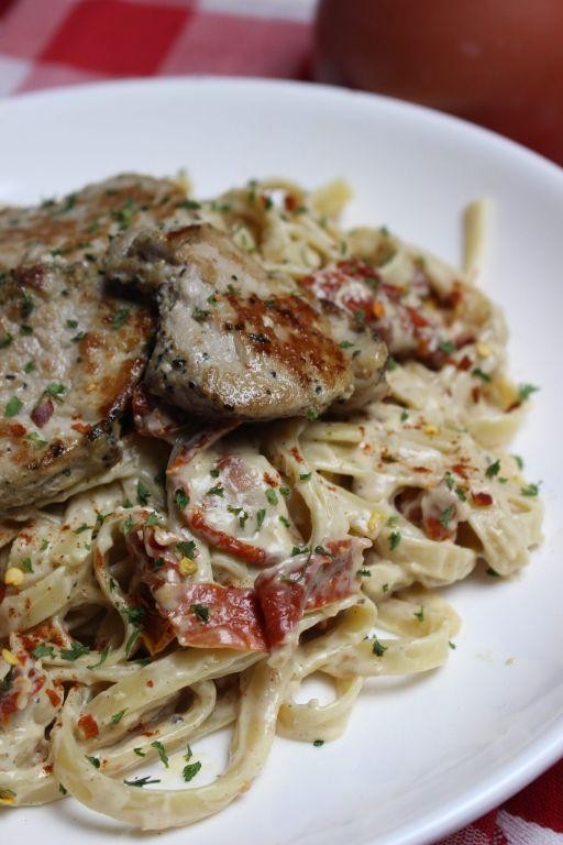 Pork and Sun-Dried Tomato Pasta