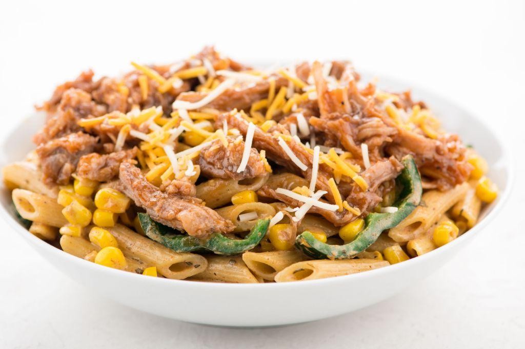 Pork and Sweet Corn Penne
