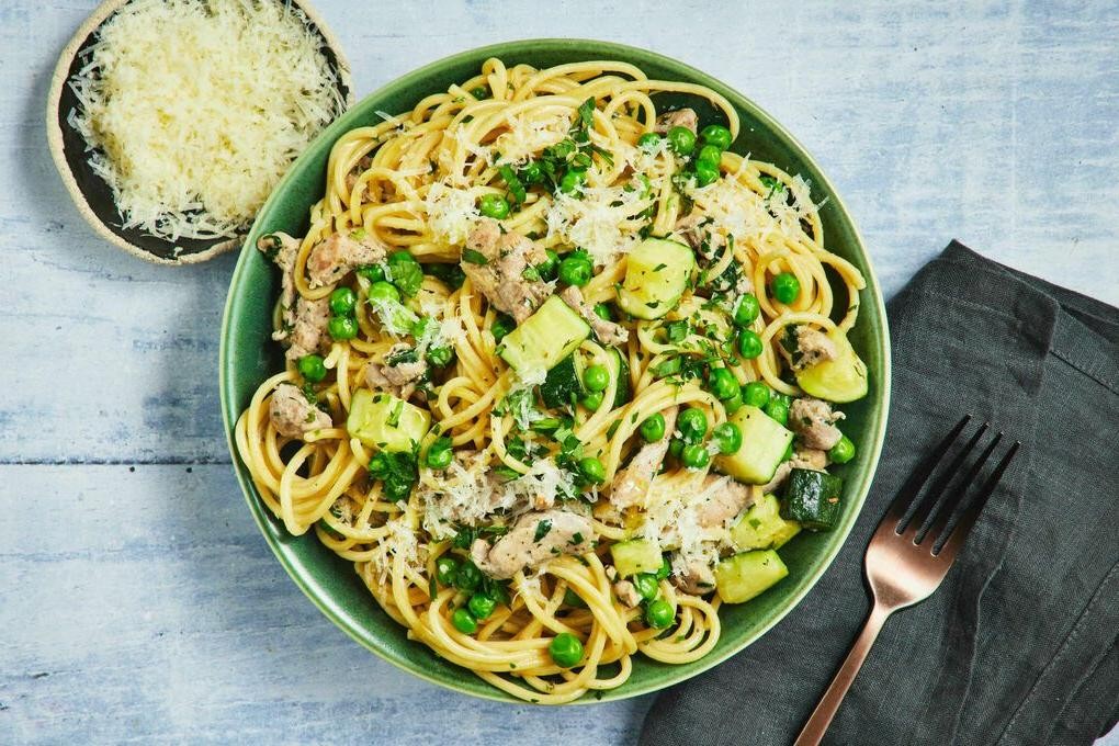 Pork and Zucchini Spaghetti