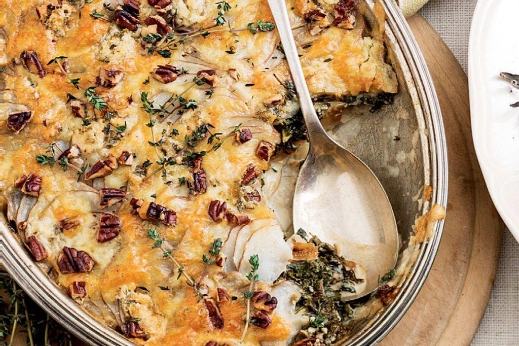 Potato and Kale Gratin