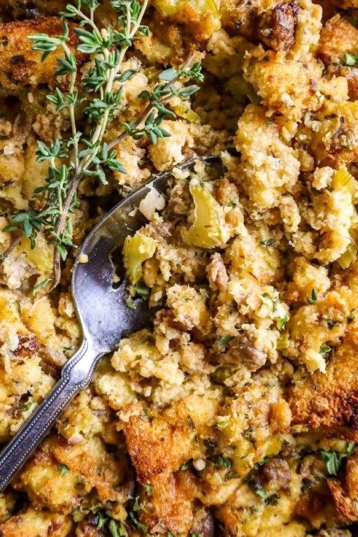 Potato and Sausage Stuffing