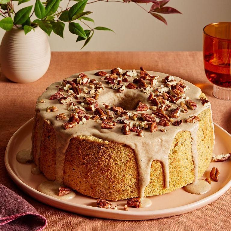 Pumpkin Angel Food Cake