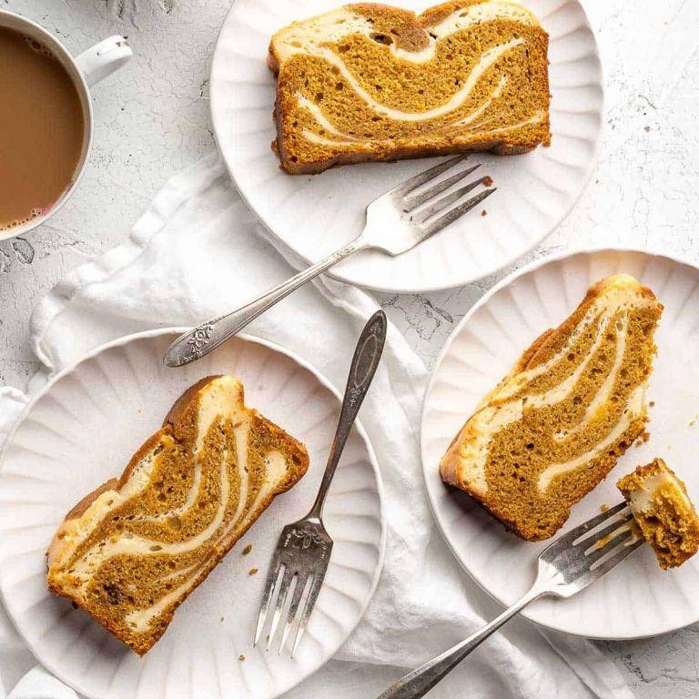 Pumpkin Cheesecake Swirl Cake