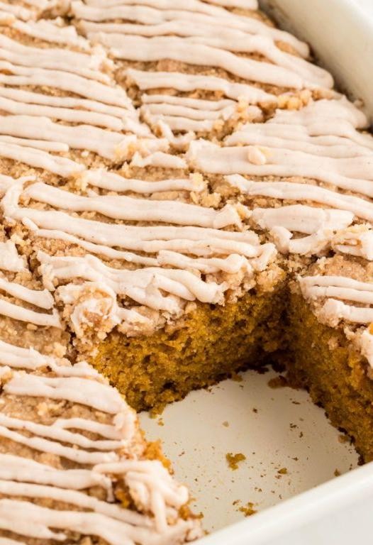Pumpkin Dump Cake with Cinnamon Streusel