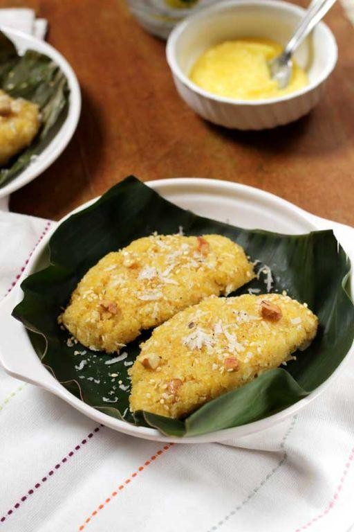 Pumpkin Kadubu with Ghee Drizzle