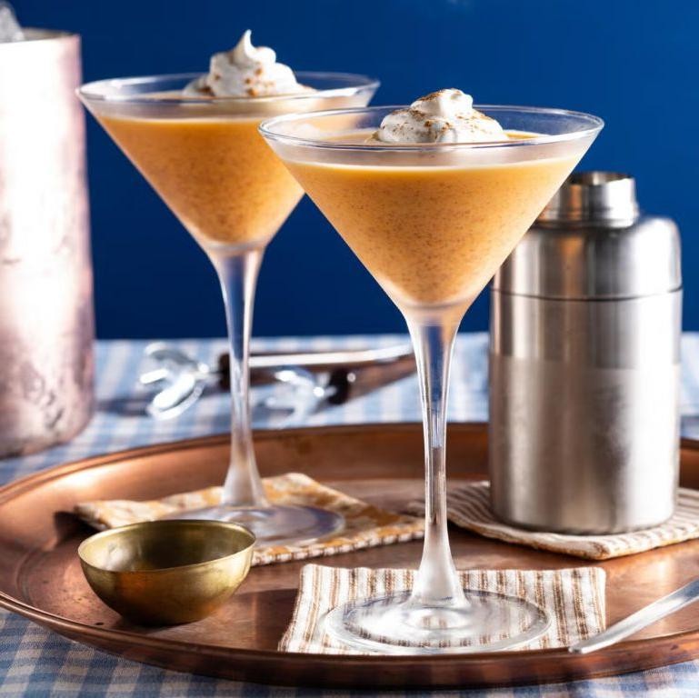 Pumpkin Pie Coconut Cream Martini