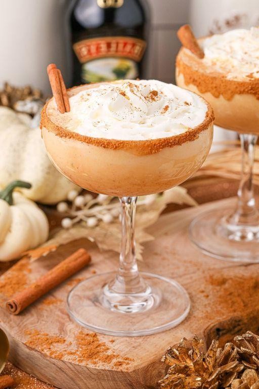 Pumpkin Pie Irish Cream Martini