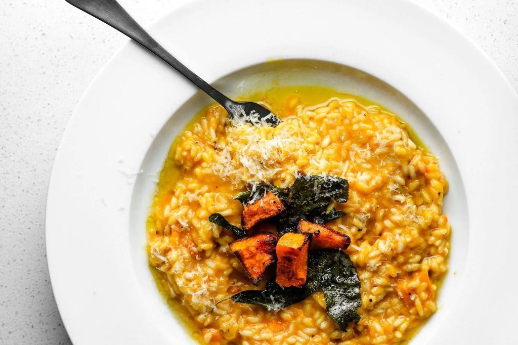 Pumpkin Risotto with Sage