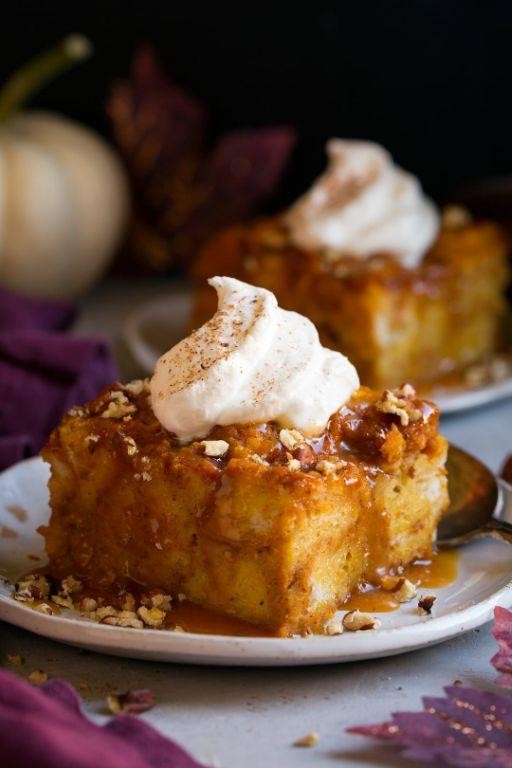 Pumpkin Spice Bread Pudding
