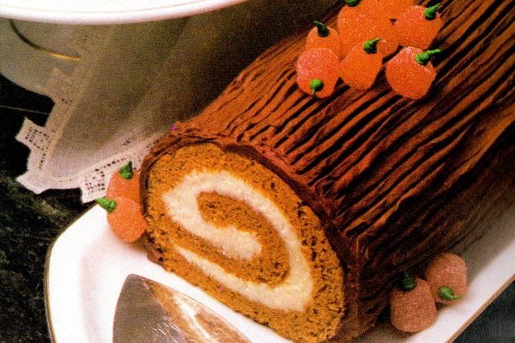 Pumpkin Spice Buche de Noel